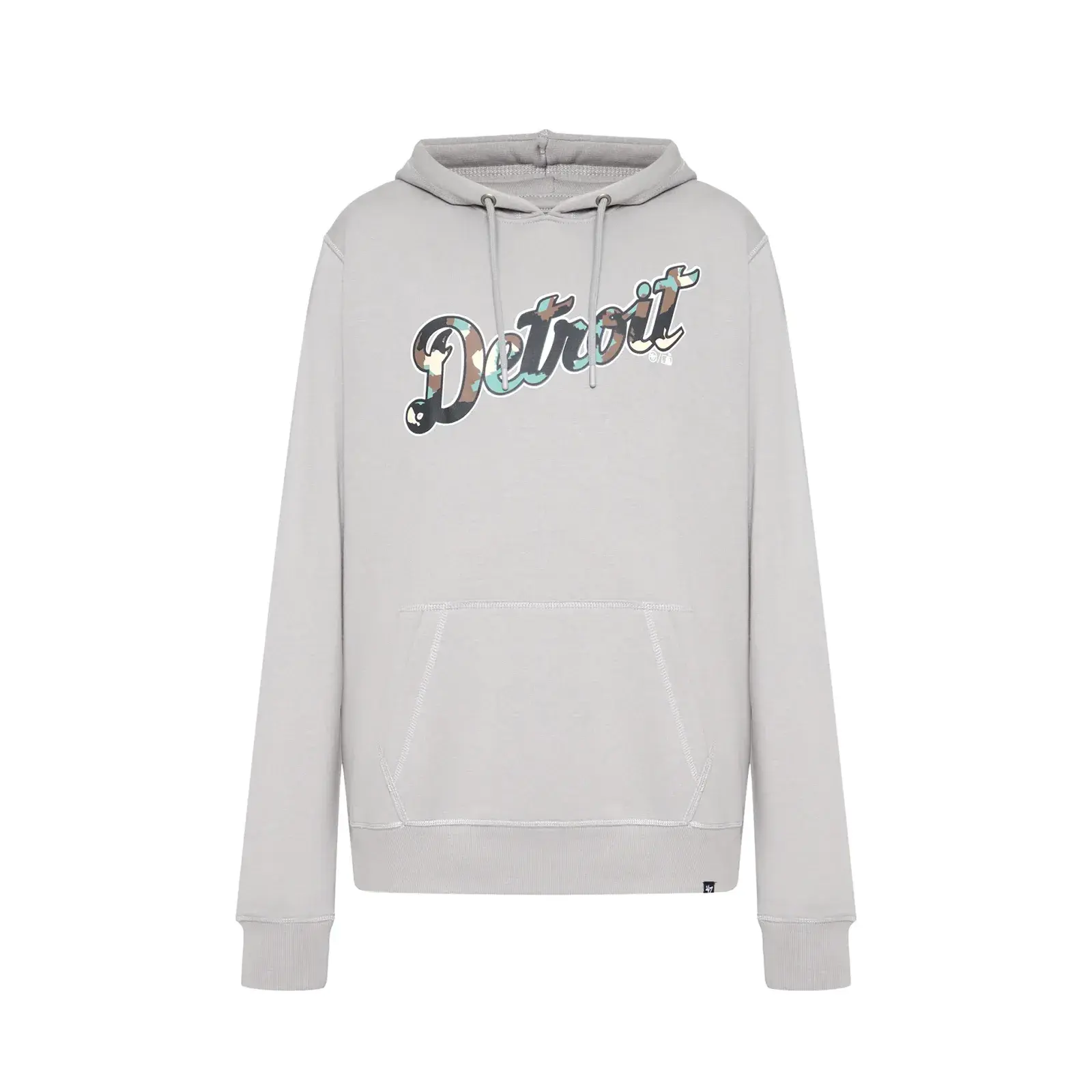 Світло-сіра толстовка з написом Detroit, інтернет-магазин SwimDream.