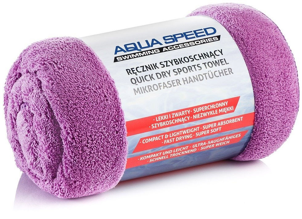 Прев'ю: Рушник Aqua Speed, Quick Dry Sports Towel, мікрофазер, рожевий. Інтернет-магазин SwimDream.
