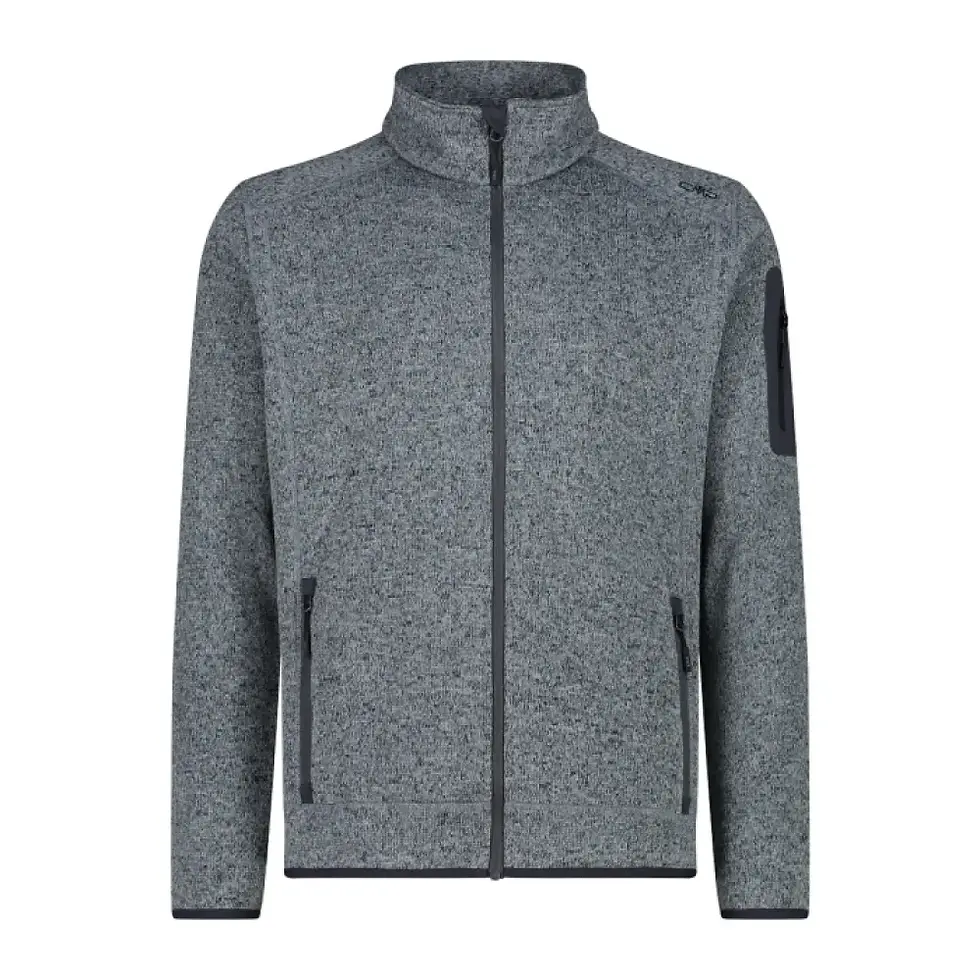 Сіра куртка Реглан CMP JACKET KNIT TECH (розмір 54), зимовий одяг, Інтернет-магазин SwimDream.