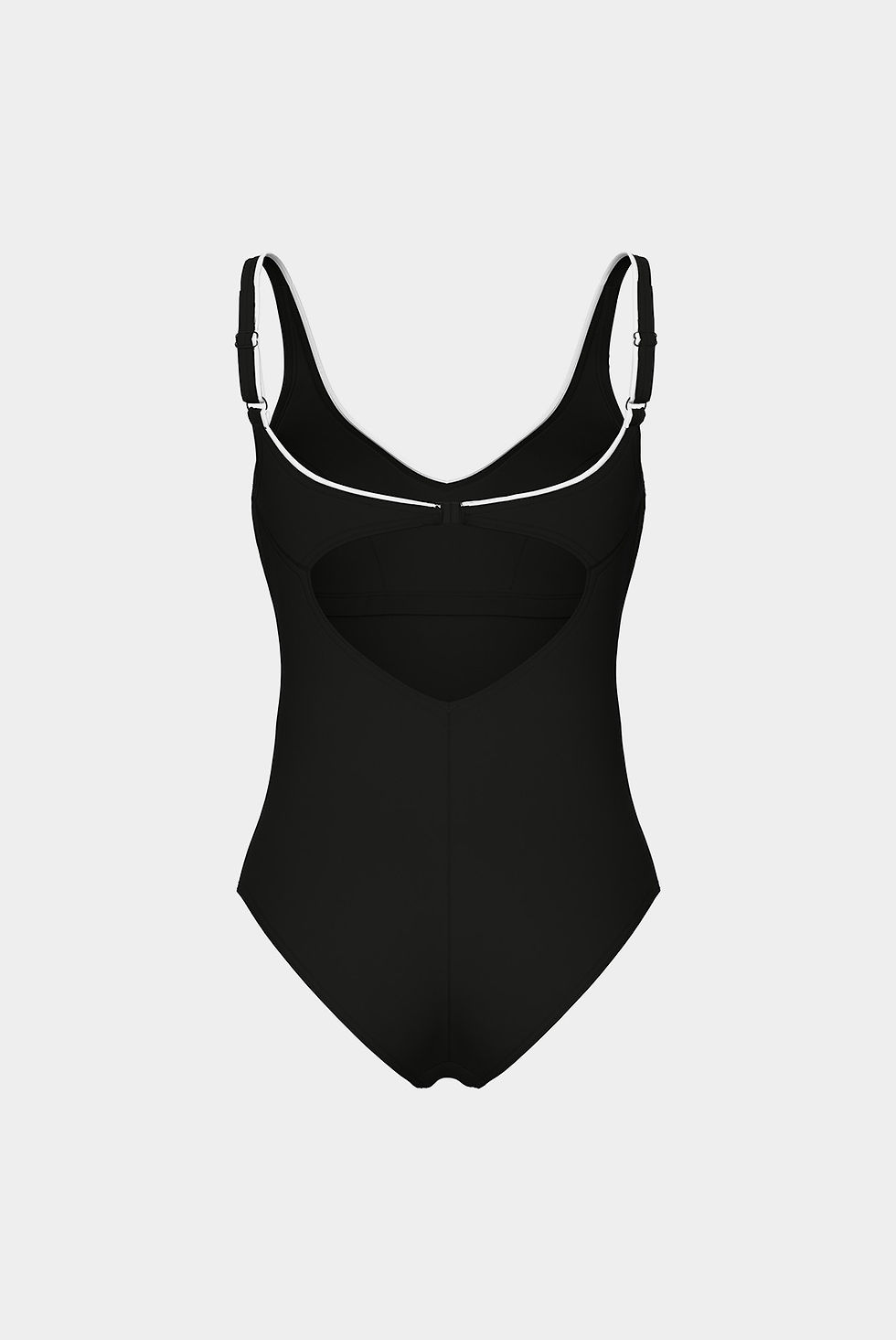 Прев'ю: Жіночий купальник Arena CLIP BACK SWIMSUIT SOLID B black, white
