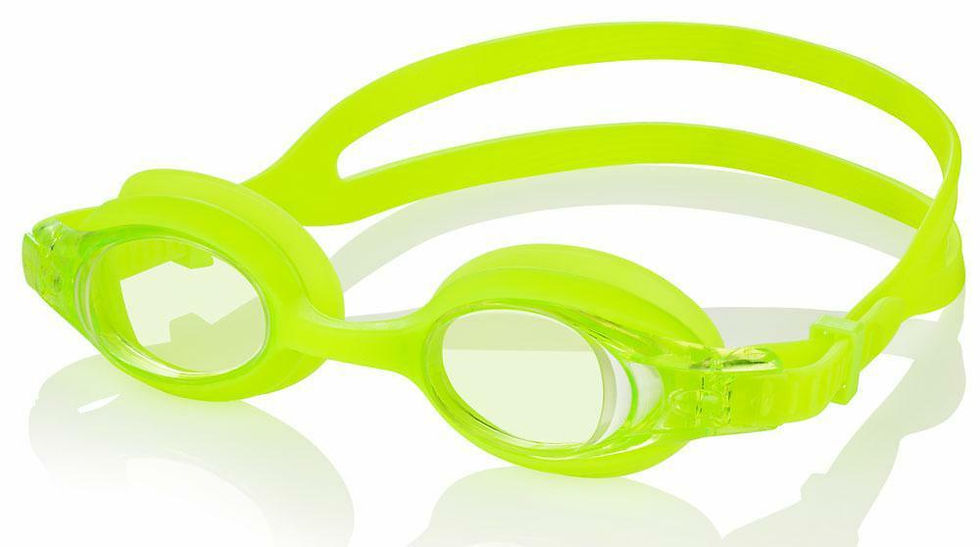 Яскраво-салатові окуляри для плавання, Aqua Speed PACIFIC JR BENDYZZ 8917 блакитний, білий Діт, для дітей