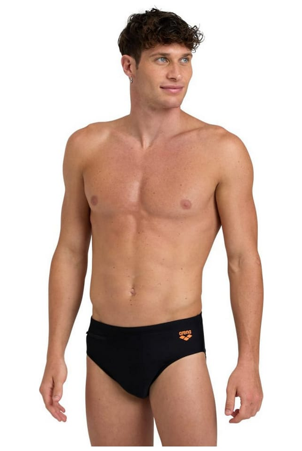 Прев'ю: Чоловічі плавки-сліпи Arena Zip Brief 9CM 006259-500 чорний 32 UK / 80 FR