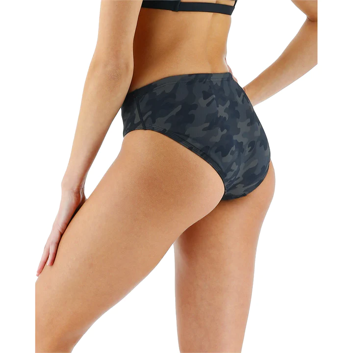Прев'ю: Плавки купальні жіночі TYR W Blackout Camo Classic Bikini Bottom (РОЗМІР S)