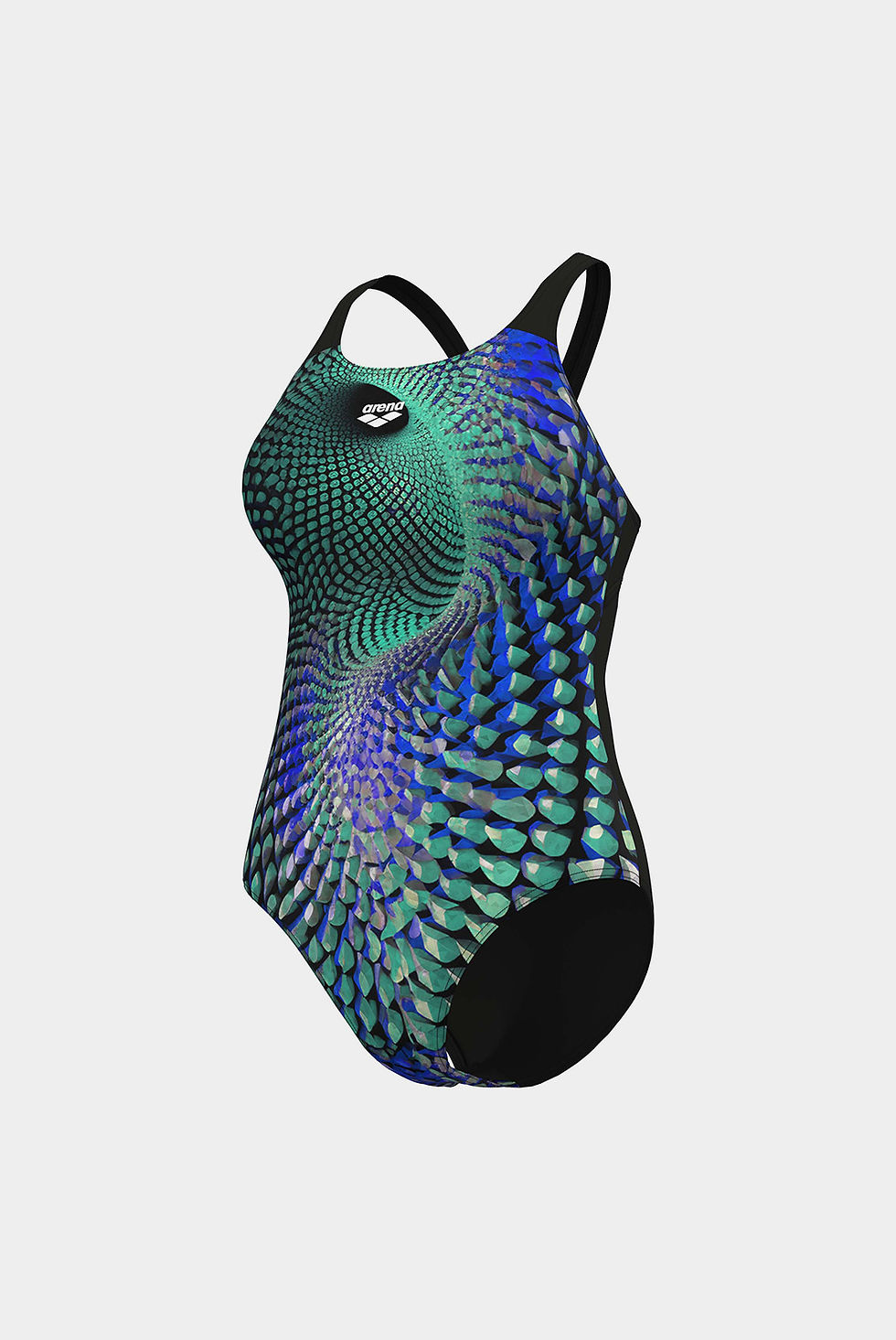 Прев'ю: Жіночий купальник Arena PEACOCK SWIMSUIT SWIM PRO BACK