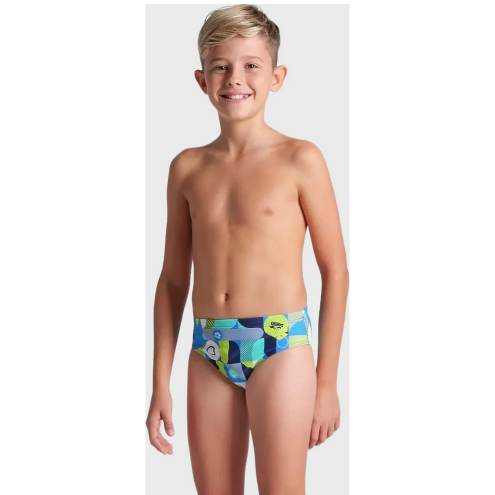 Прев'ю: Дитячі плавки Arena Wallpaper Swim Briefs 009096-750 10-11 років
