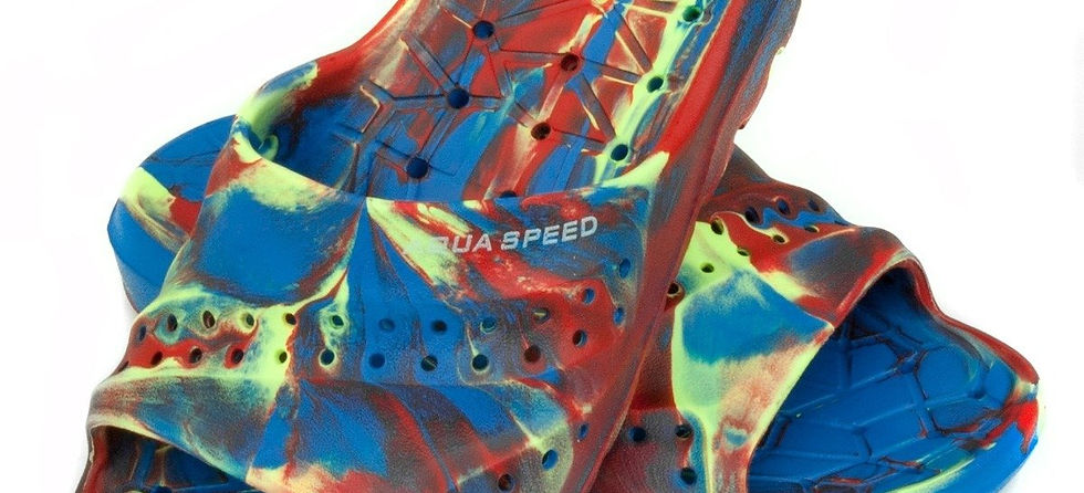 Прев'ю: Шльопанці Aqua Speed FLORIDA 6362 блакитний Діт 35, яскраві кольори та дизайн для літа.