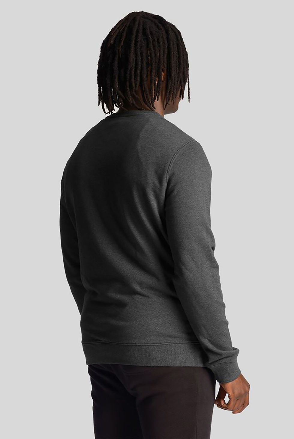 Прев'ю: Чоловічий світшот Lyle & Scott CREW NECK SWEATSHIRT charcoal marl
