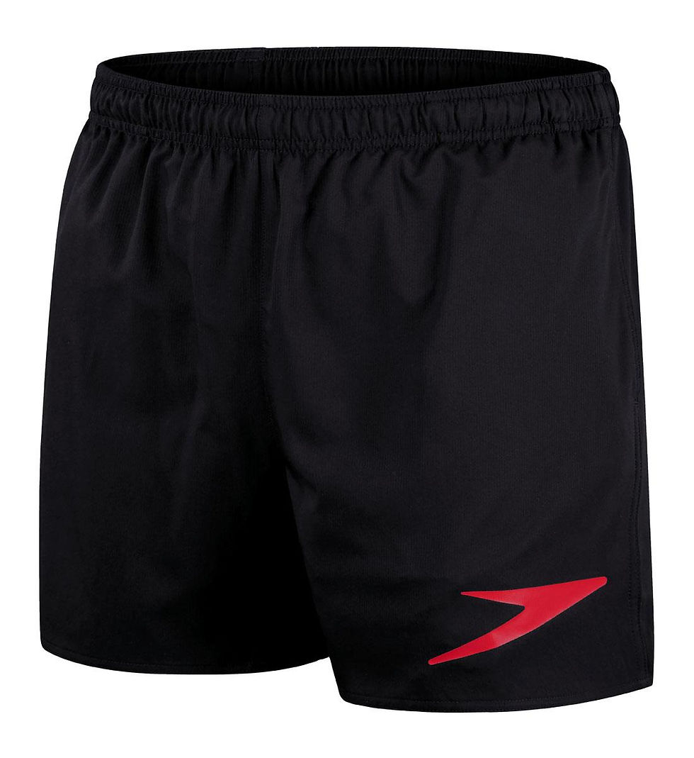 Прев'ю: Чоловічі спортивні шорти Speedo SPORT SOLID 16 WATERSHORT AM BLACK/RED