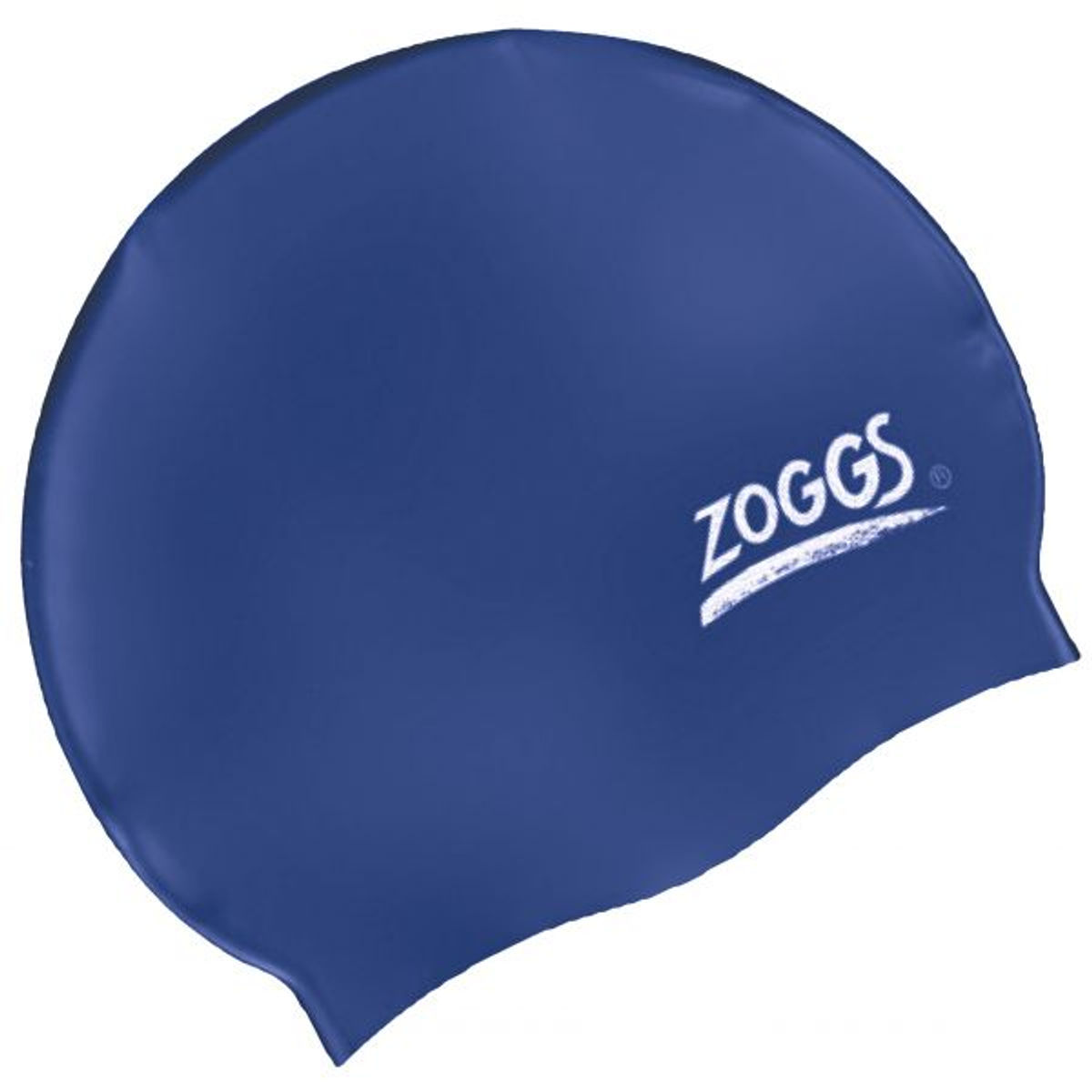 Синя шапочка для плавання ZOGGS, логотип бренду, інтернет-магазин SwimDream.