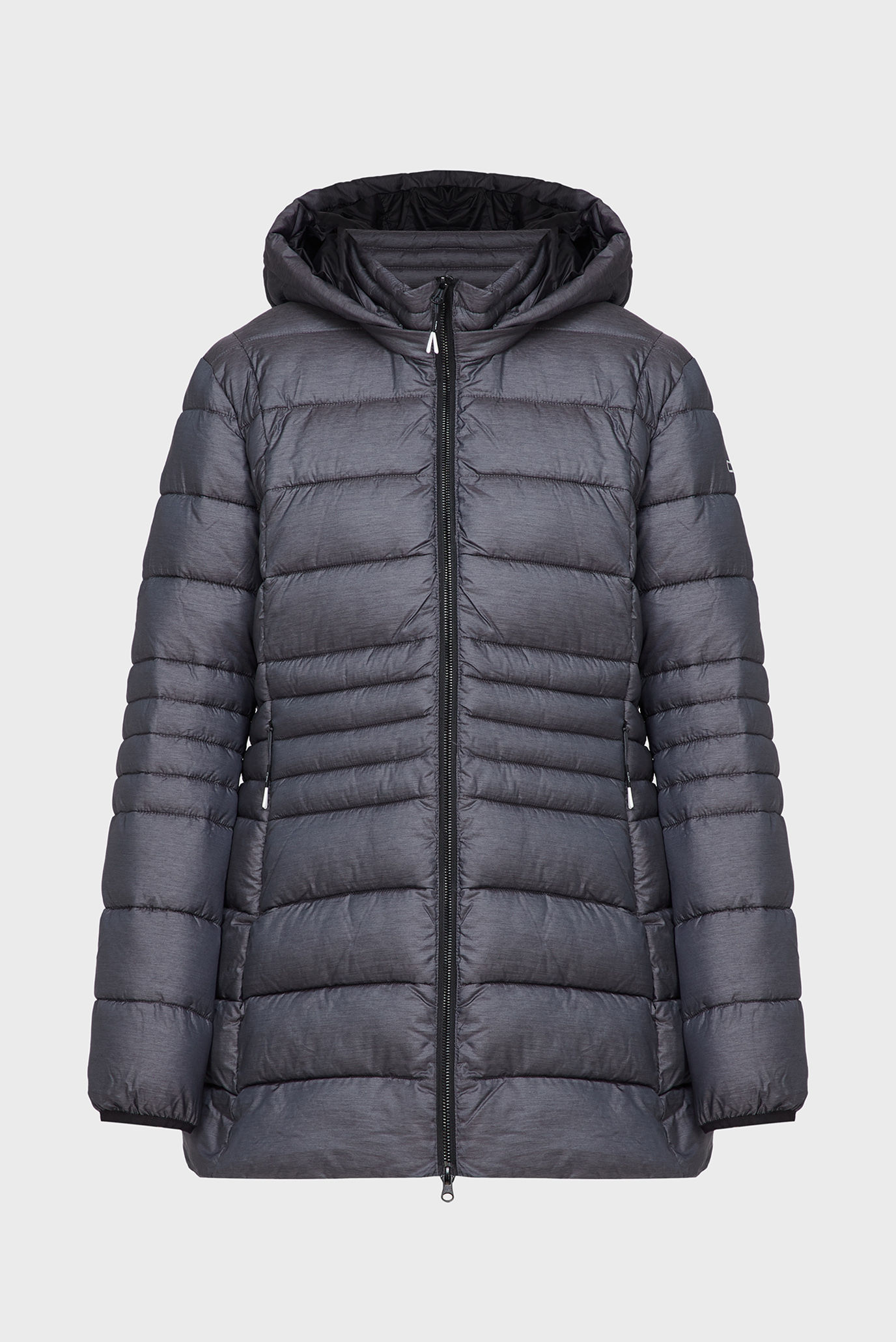 Сіра жіноча куртка, Куртка CMP WOMAN PARKA SNAPS HOOD (розмір 34) , інтернет-магазин SwimDream.
