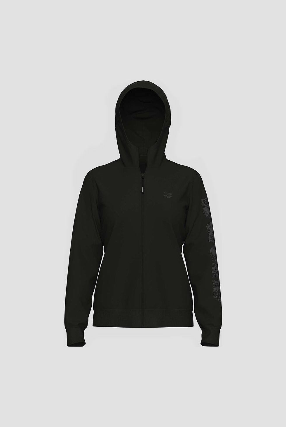 Прев'ю: Жіночий світшот Arena UNBRUSHED HOODED F/Z black