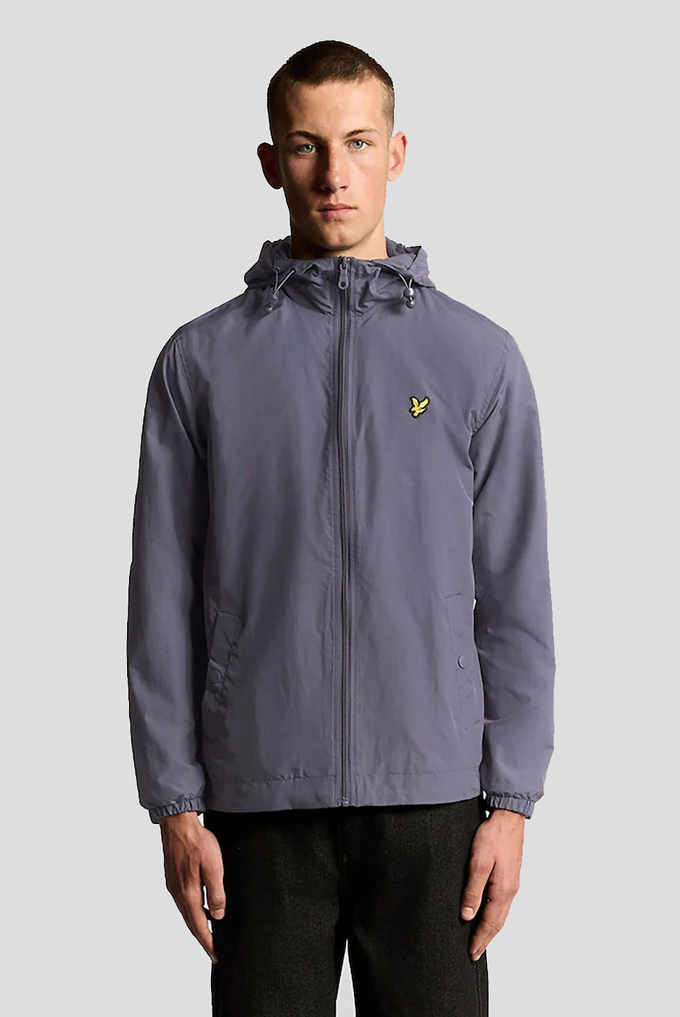 Прев'ю: Чоловіча вітрівка Lyle & Scott ZIP THROUGH HOODED JACKET graystone
