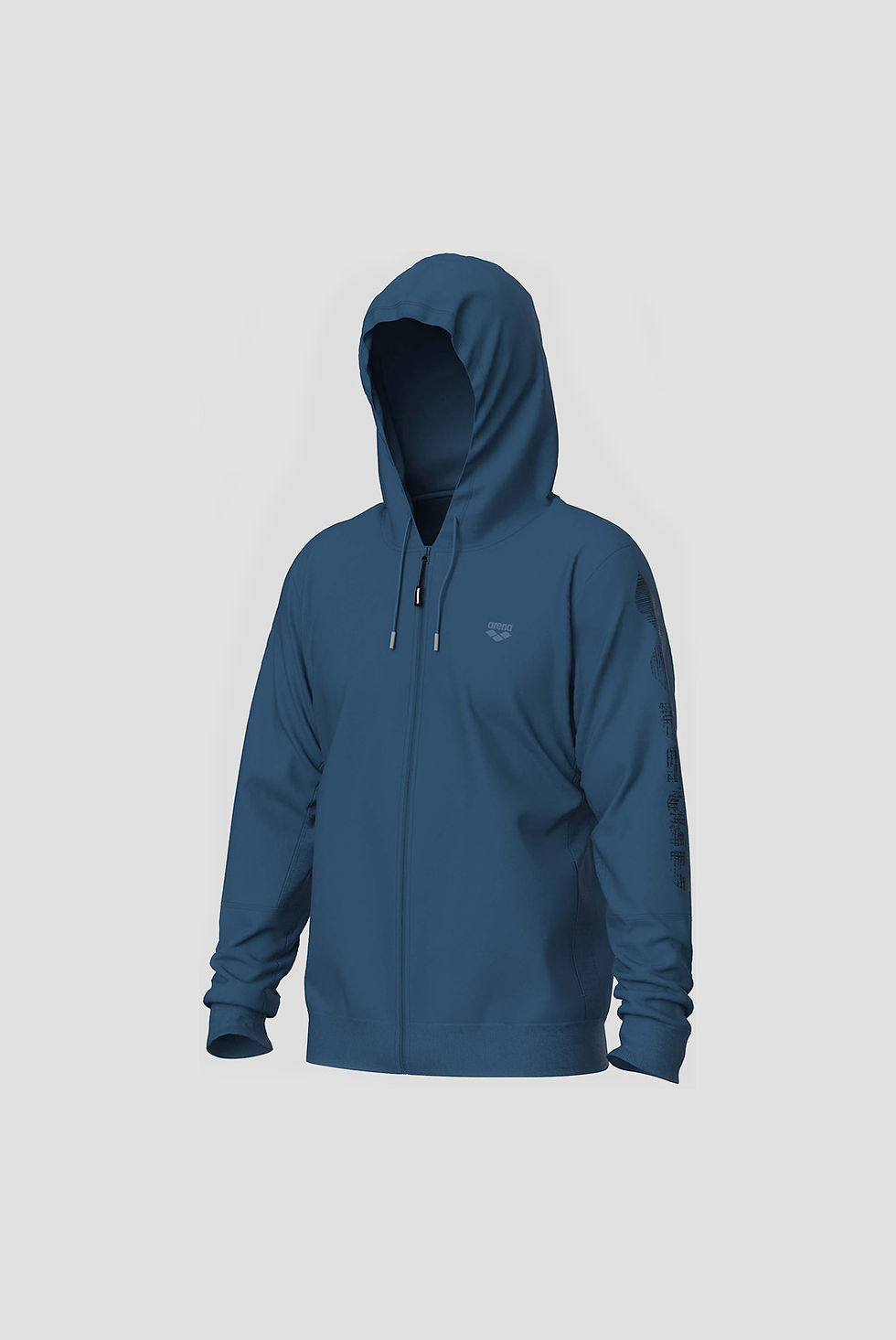 Прев'ю: Чоловічий світшот Arena UNBRUSHED HOODED F/Z JACKET grey, blue