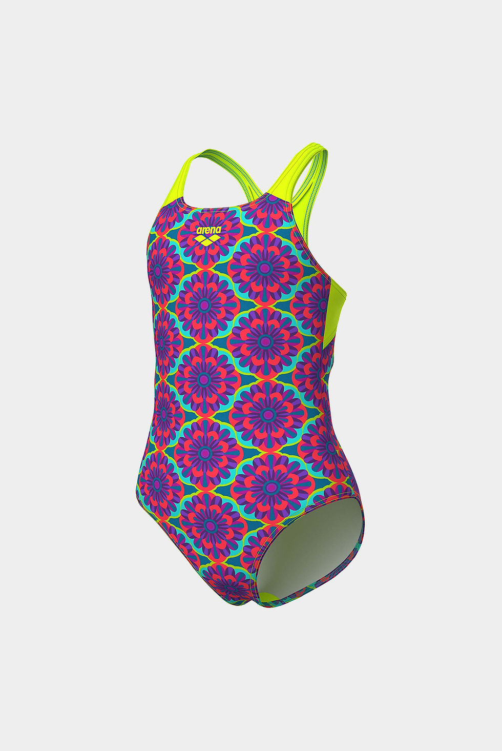 Прев'ю: Купальник для дівчаток Arena FLORAL SWIMSUIT SWIM PRO BACK