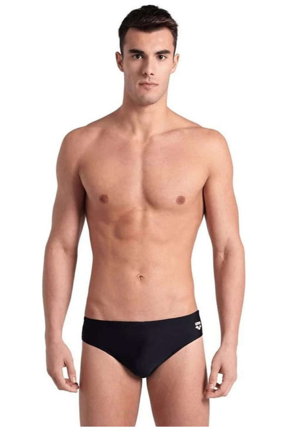 Прев'ю: Чоловічі плавки-сліпи Arena Icons Swim Briefs Solid 005049-510 чорний 75 FR