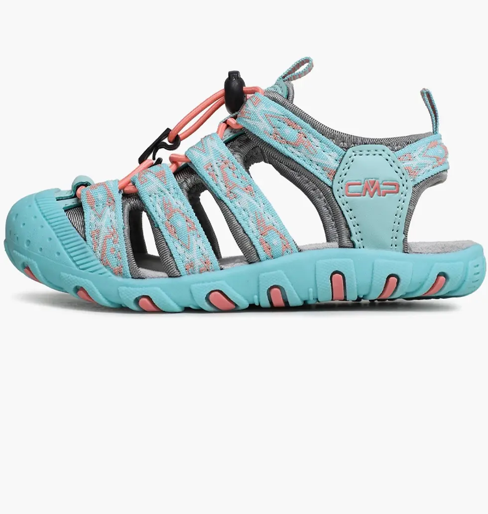 Бірюзові сандалі CMP, з рожевими вставками, для літніх прогулянок. Інтернет-магазин SwimDream