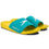 Прев'ю: Жовто-блакитні шльопанці Speedo з логотипом, вид спереду. Інтернет-магазин SwimDream.