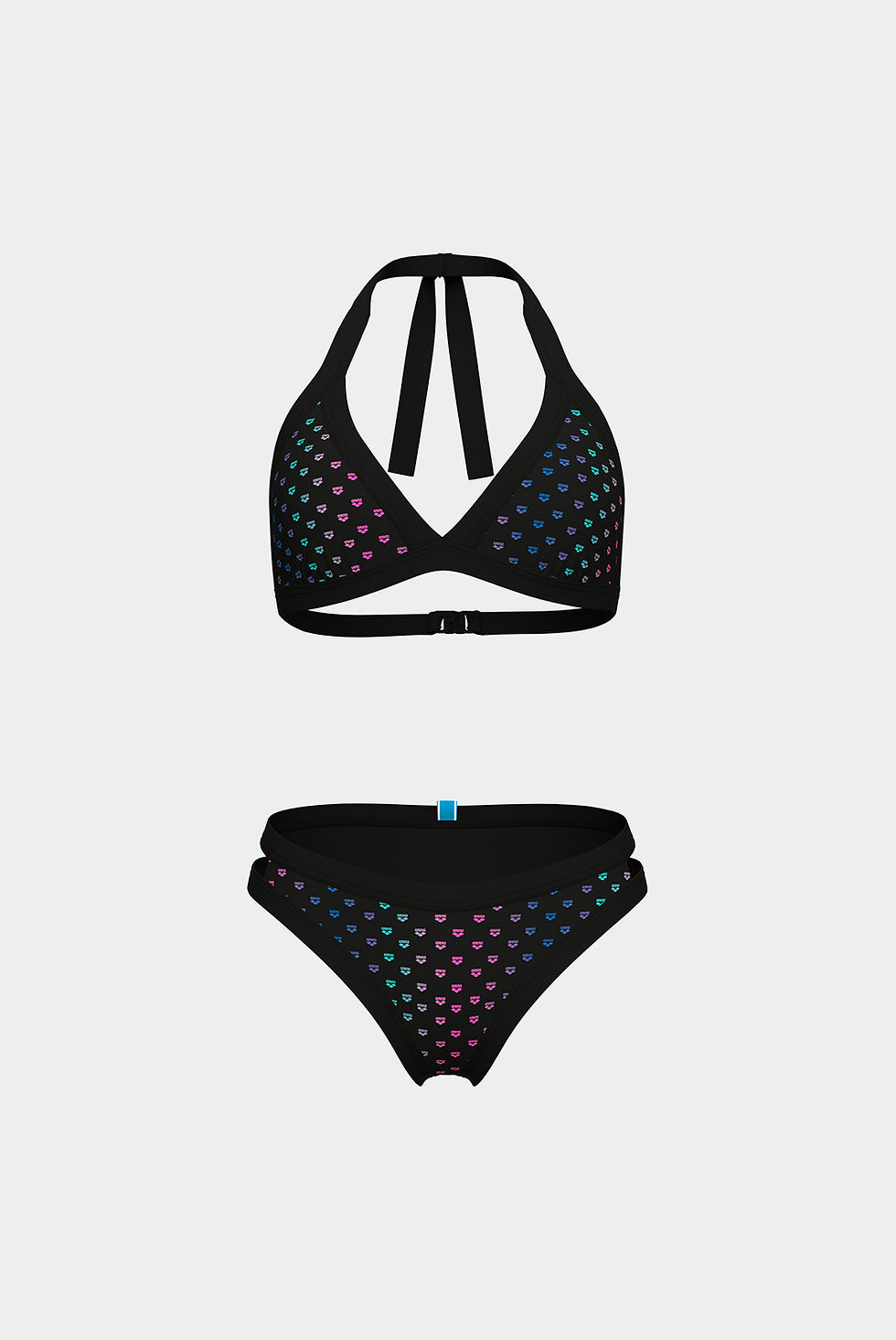 Прев'ю: Жіночий купальник Arena RAINBOW MONOGRAM BIKINI TRIANG