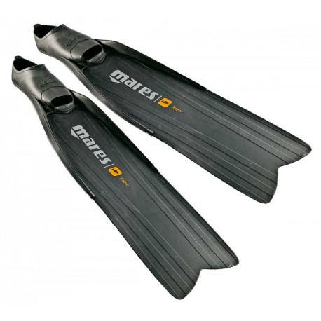 Пара чорних ласт MARES, вид зверху. Інтернет-магазин SwimDream.