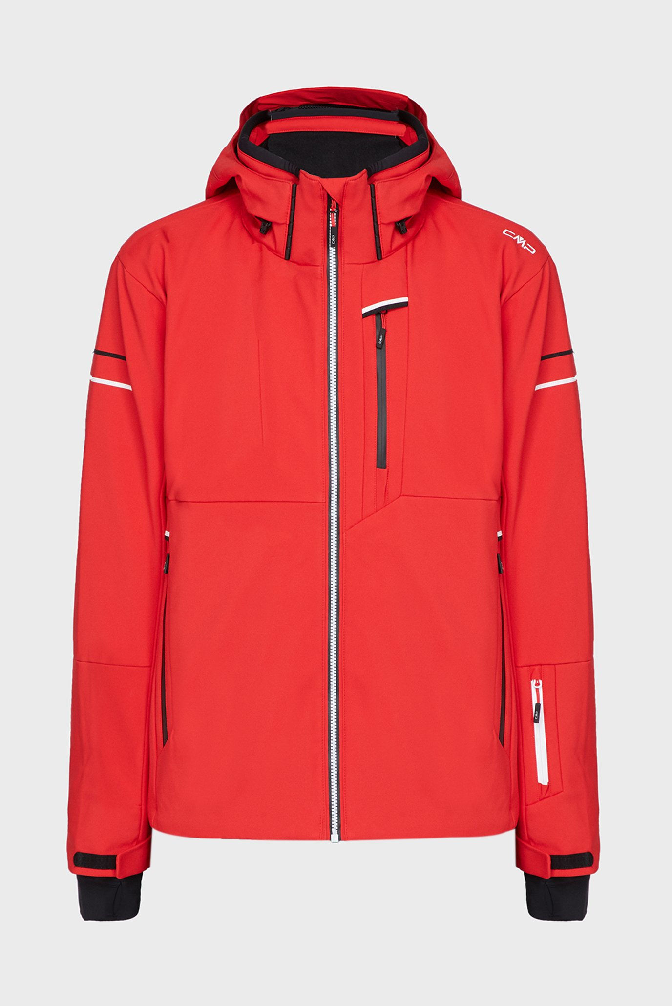 Червона лижна куртка CMP WOMAN JACKET ZIP HOOD (розмір 40), стильний дизайн. Інтернет-магазин SwimDream