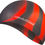 Прев'ю: Aqua Speed swim cap with red and black stripes. Інтернет-магазин SwimDream.