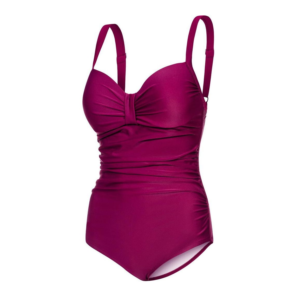 Жіночий бордовий купальник. Стильний цільний купальник для плавання. Інтернет-магазин SwimDream