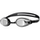 Прев'ю: Сріблясті окуляри для плавання, чорний ремінець, для захисту очей, SwimDream.
