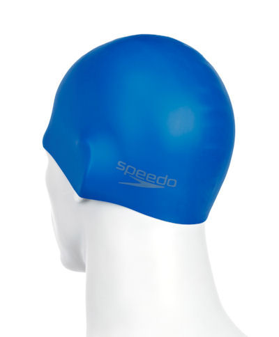 Прев'ю: Синій силіконовий ковпачок Speedo на голові манекена, Інтернет-магазин SwimDream.