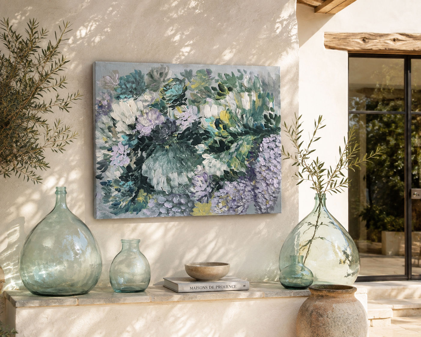 Un matin en Provence - 40 x 50 cm