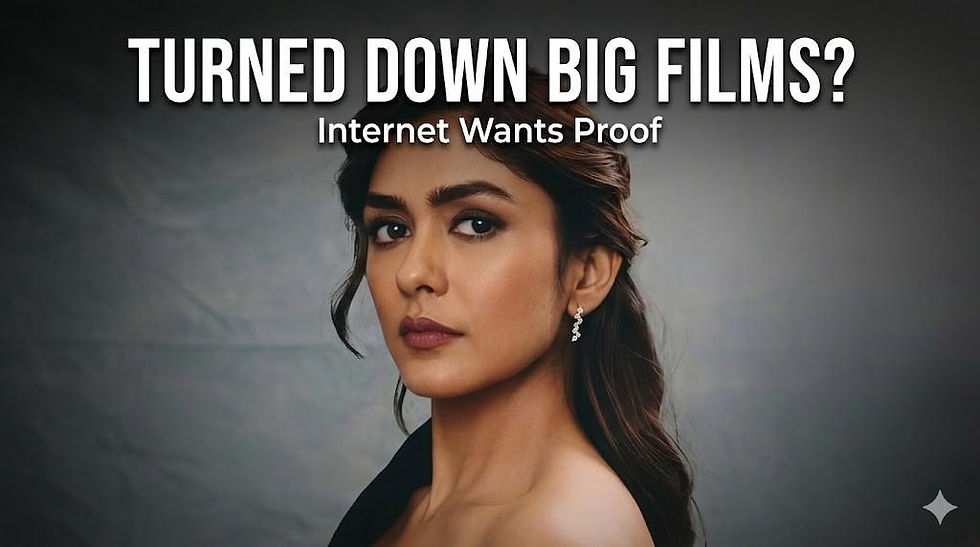 “Turned Down Big Projects," Mrunal Thakur's Claim Sparks Debate Online