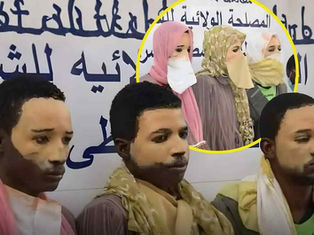 Three Nigerian men arrested in Algeria for concealing their identities with abaya, hijab, and makeup