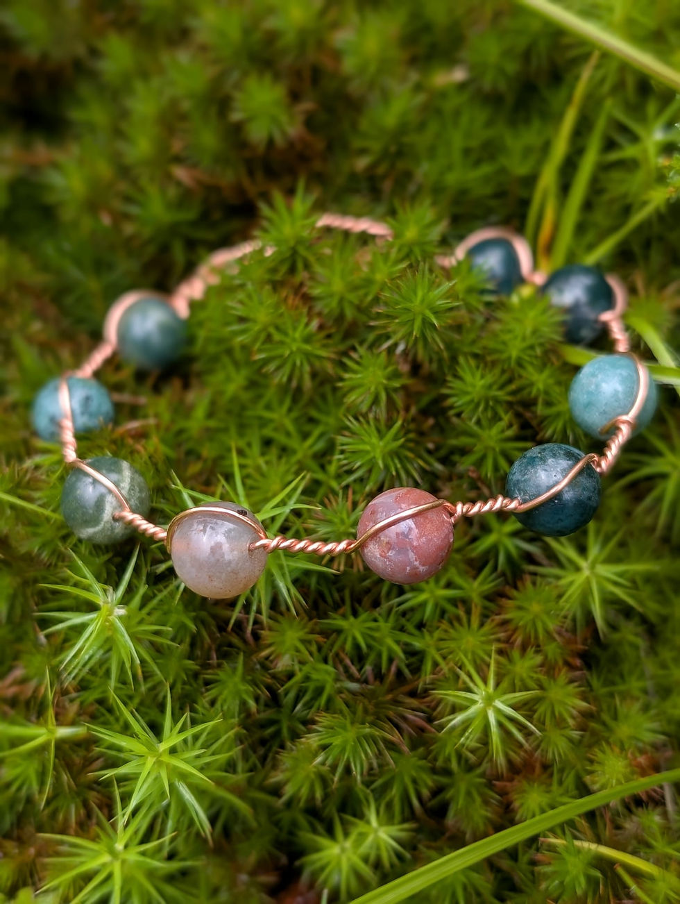 Miniatura: The Earth & Copper Indian Agate Bracelet – £30