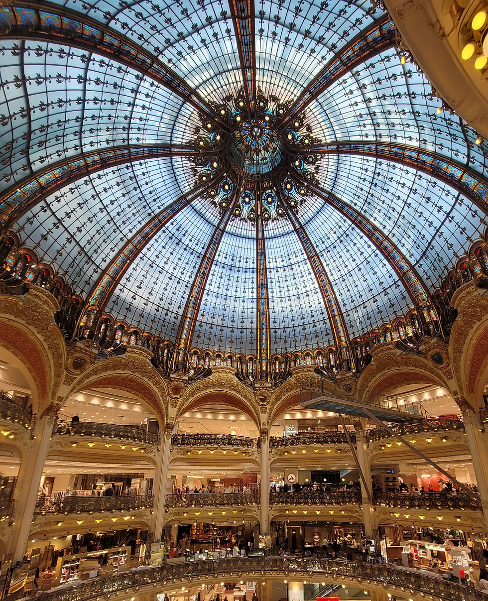 Galeries Lafayette Haussmann, Paris. A place where it's easy spend.