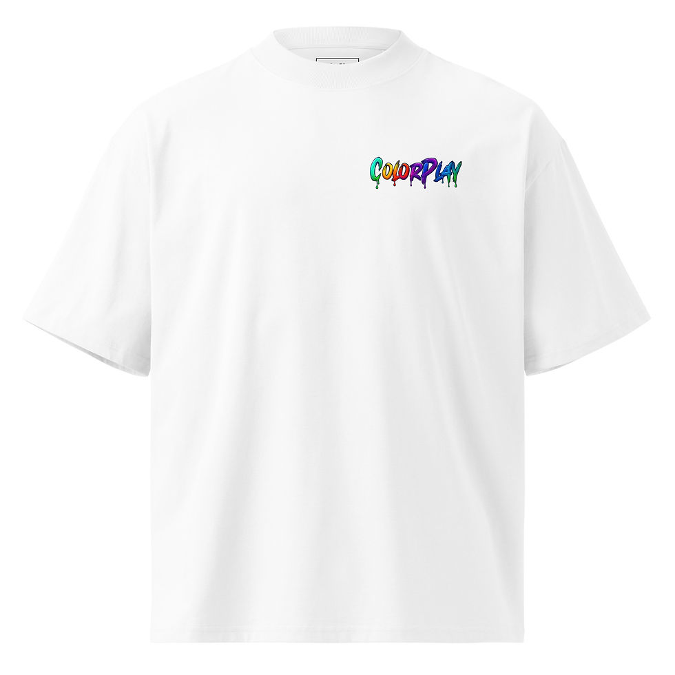 ColorPlay® oversized high neck t-shirt