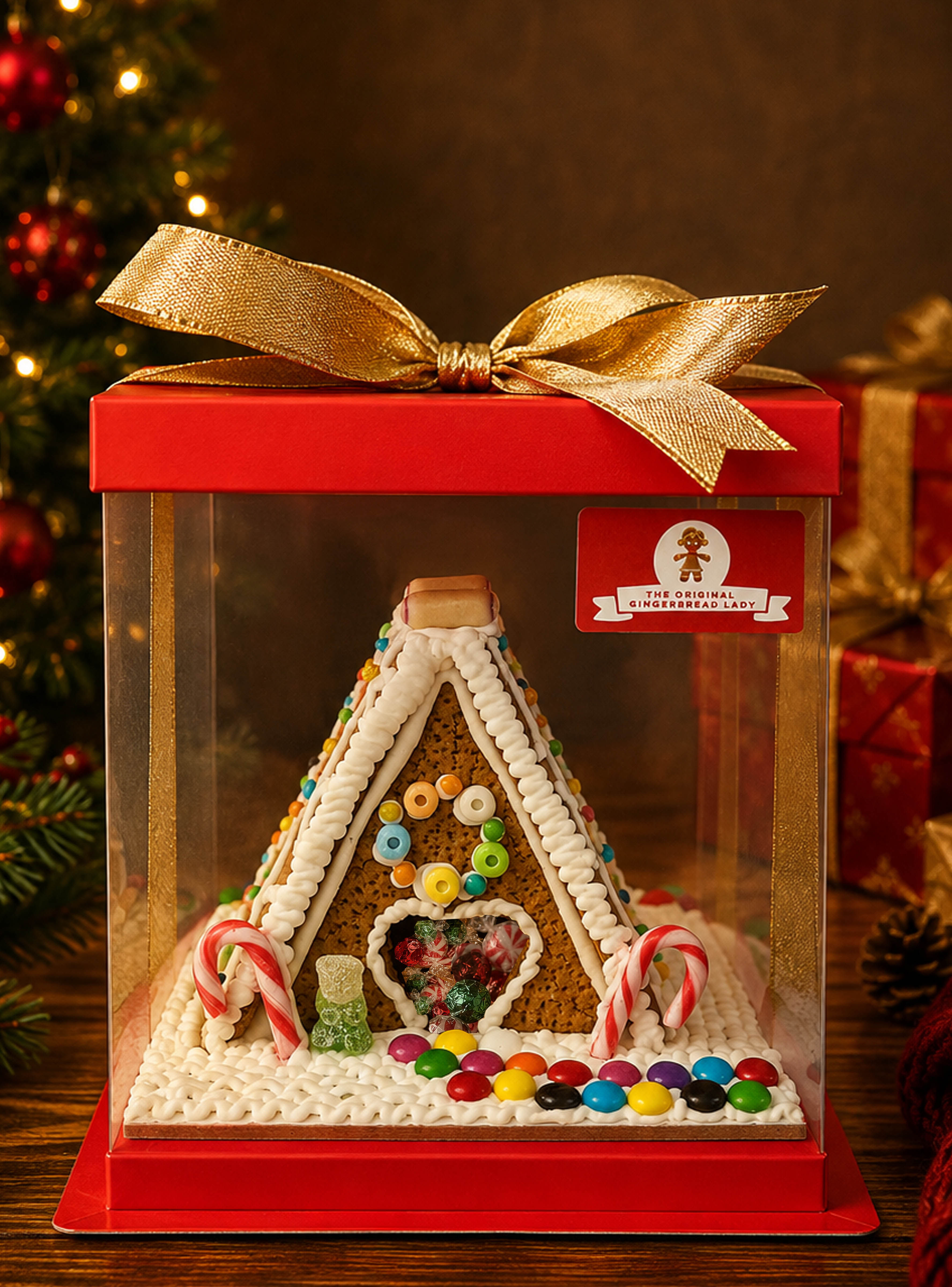 Candy Filled Gingerbread Teepee