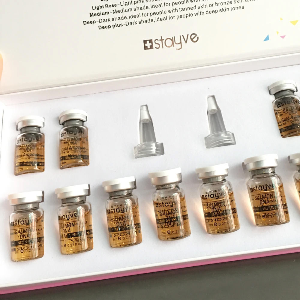 Stayve Salmon DNA Gold Ampoule Booster Kit 8ml – Professional Lifting & Firming
