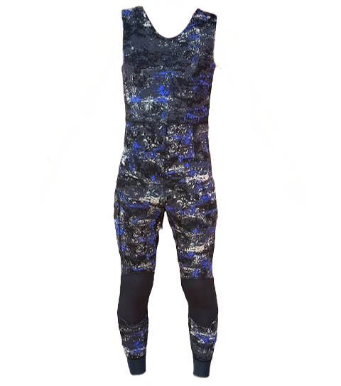 サムネイル： NEW  JSPウエットスーツ　ブルーオシャンカモ　2ピース　５ｍｍ