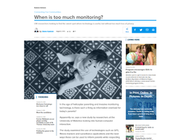 When is too much monitoring?