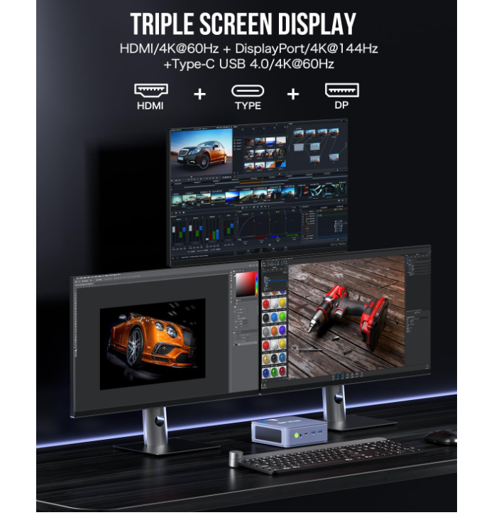 Thumbnail: GMKtec Mini PC Intel i7-13620H (Up to 4.9GHz)