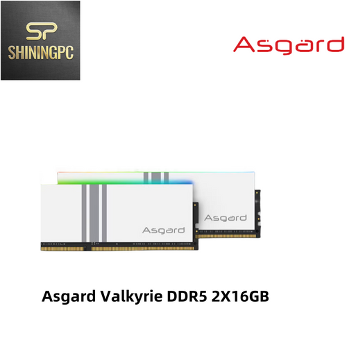 メモリー Asgard Valkyrie II DDR5 6000MHz CL28 32g Asgard Valkyrie II DDR5 RGB RAM Memory DDR5 RAM PC 16GBX2