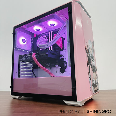 Pink Edition Gaming Desktop Ryzen 5 5600 with RTX 4060