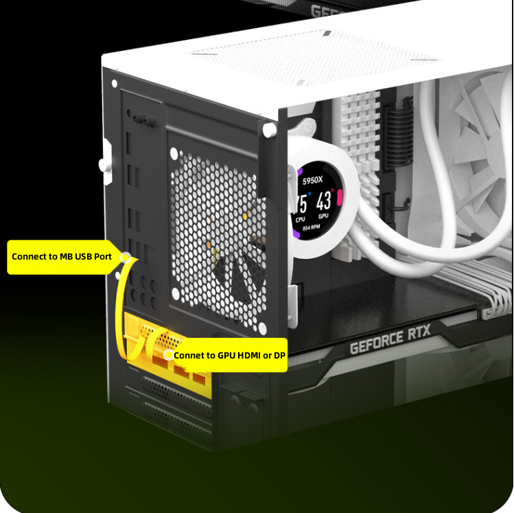 Thumbnail: (Colormod) DIY Liquid Cooler LCD Screen