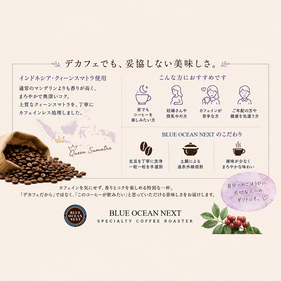 サムネイル： Sweet Dream Coffee－デカフェ(カフェインレス)－　(200g×2袋)