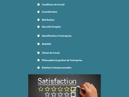 Évaluez votre satisfaction au travail pour mieux décider et mieux agir