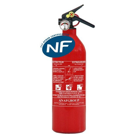 Extincteur 2kg Poudre ABC - PP