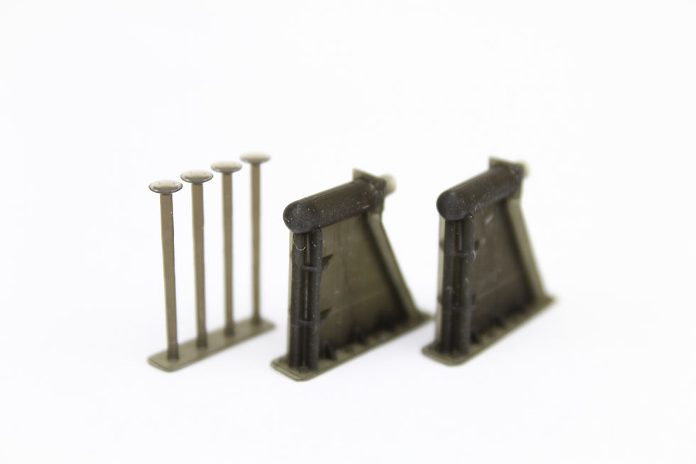 Thumbnail: Rail Gantry Crane Buffer - UNPAINTED - Pack of 2