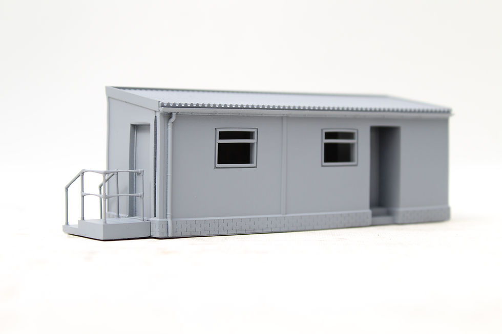 Thumbnail: Site Office Building - UNPAINTED - 1:76 OO Gauge Model Railway