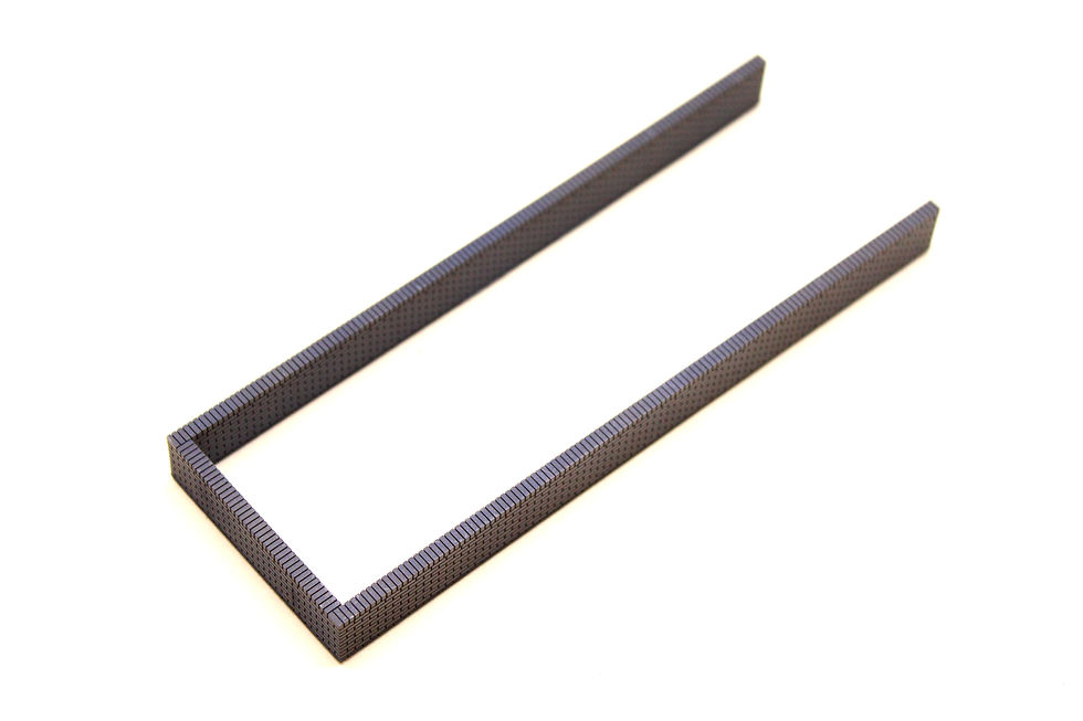 Thumbnail: OPEN END Brick Bund for 121mm Fuel Tank - UNPAINTED - 1:76 OO Gauge Model