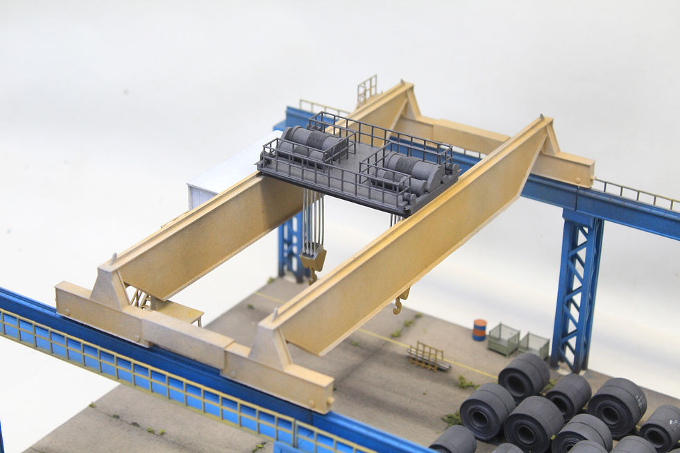 Thumbnail: Steel Works Diorama with Cranes and Coils - OO Gauge 1:76