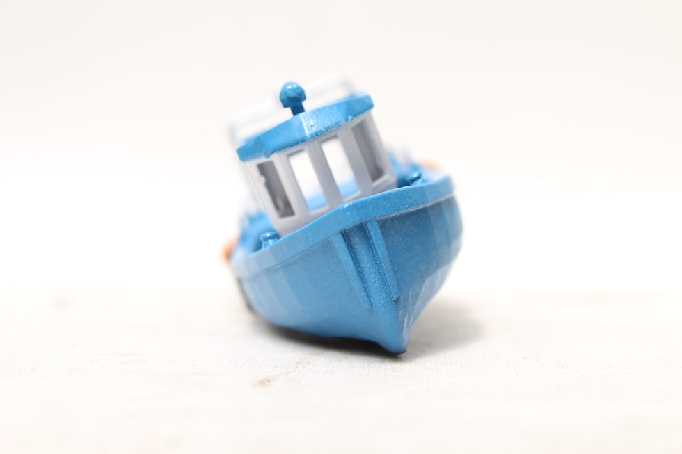 Thumbnail: Fishing Boat - LIGHT BLUE - 1:76 OO Gauge Model Railway